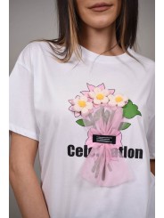 Tricou flowers celebration Zephyr