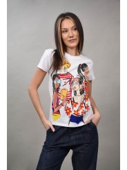 Tricou four girls aplicatii strasuri Erice