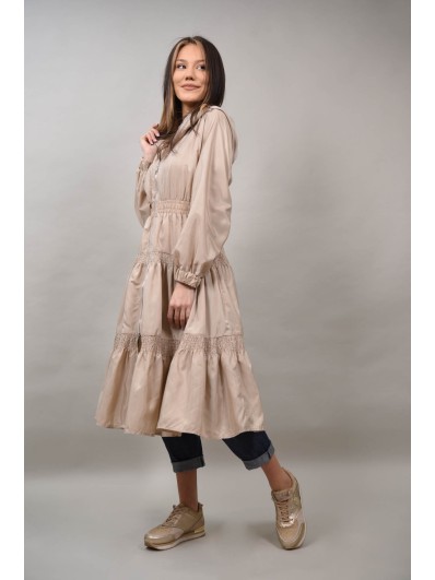 Geaca lunga foita tip rochie Brillanza Monte Cervino