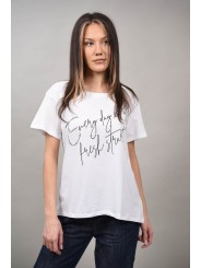 Tricou imprimeu grafic Helena | fashionland.ro