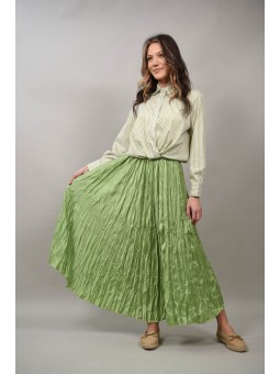 Fusta cu efect crinkle Splendore