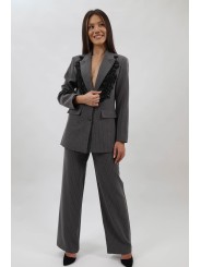 Costum Damă de Ocazie cu Aplicații Commo