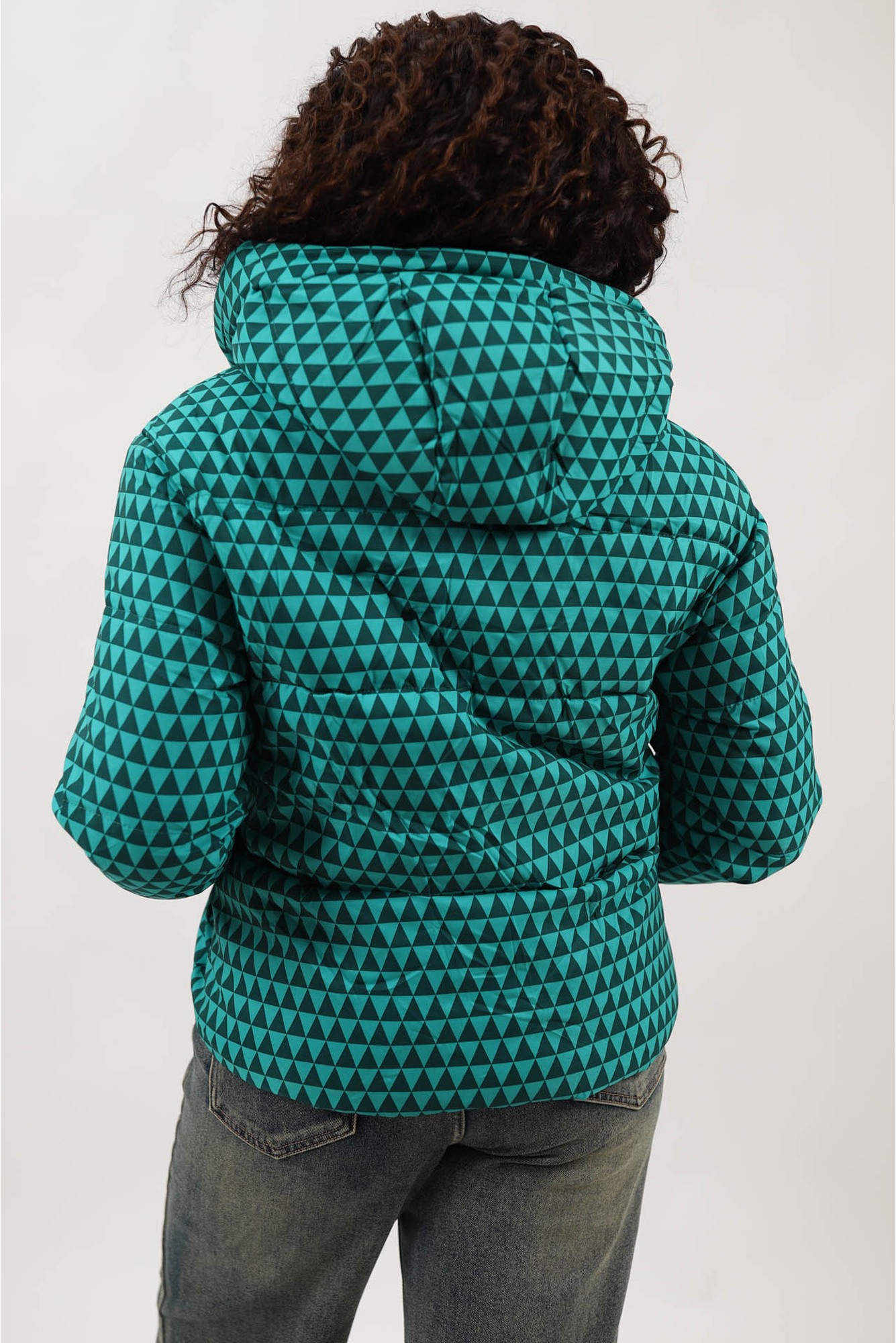 Geacă Scurtă Groasă de Iarnă cu Glugă și Buzunare Como