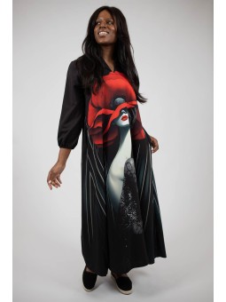 Transformă-ți Stilul Cu Rochia Maxi Cu Buzunare Si Maneca Lunga Kenzo