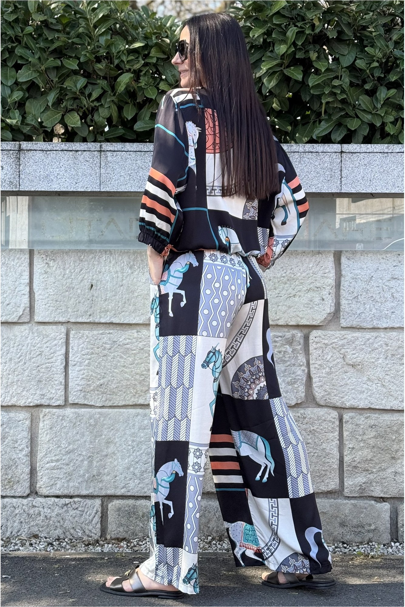 Compleu dama Horse Odyssey Black cu bomber modern colectia 2026